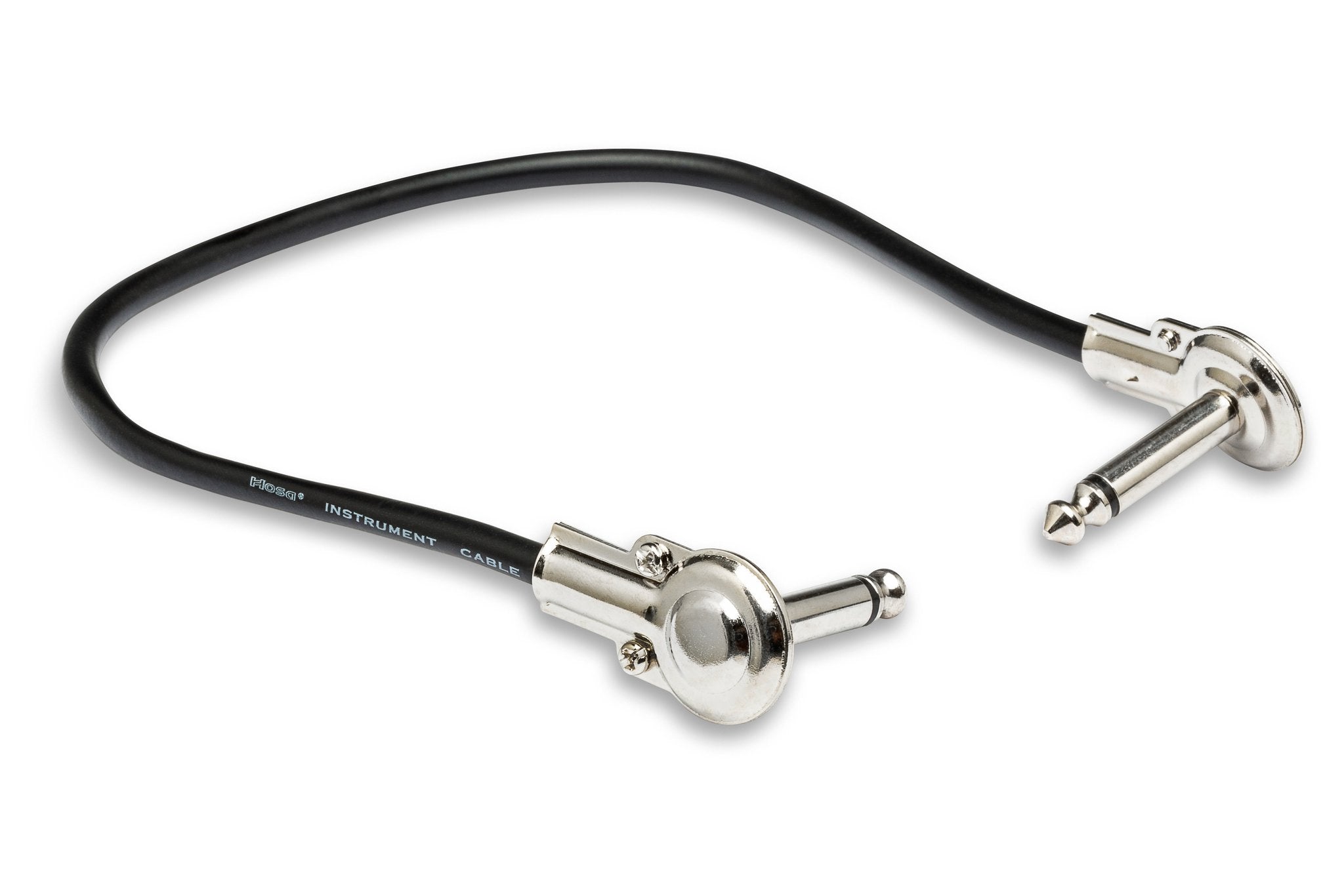 Guitar Patch Cable, Low-profile Right-angle to Same, 1 ft - Full