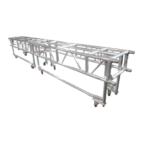 10' FT Pre-Rig Rectangular Truss Segment with Removable Rolling Base System
