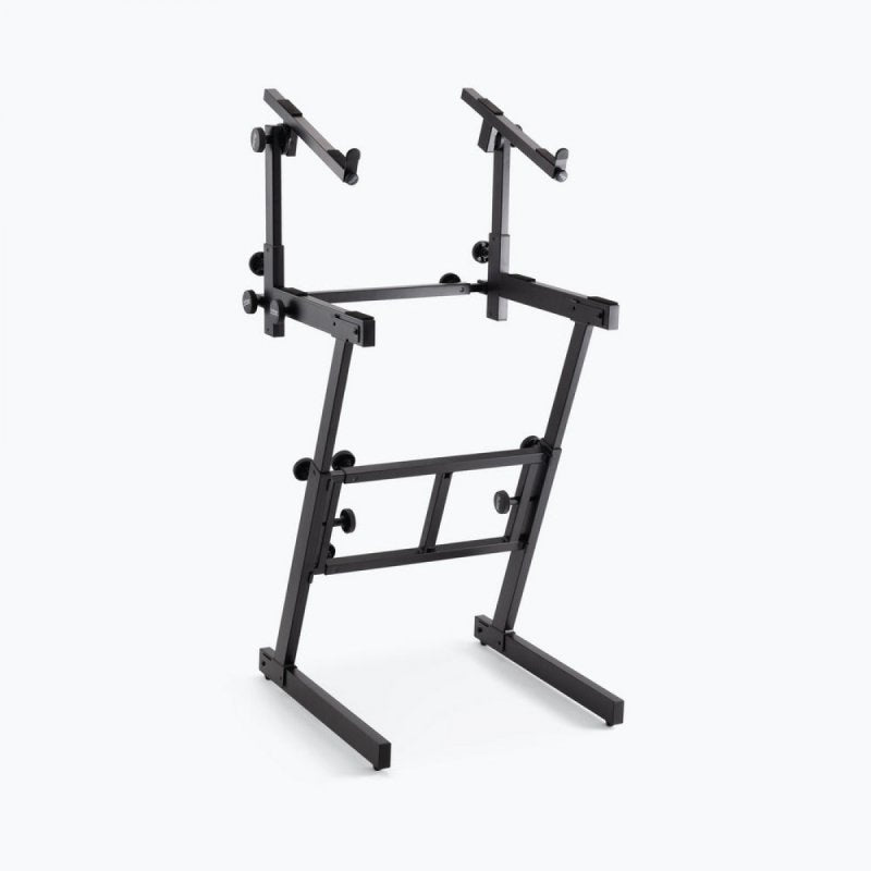 Folding-Z Keyboard Stand with Second Tier