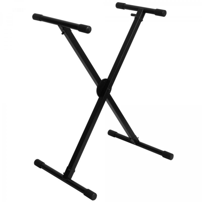 ERGO-LOK Single-X Keyboard Stand with Lok-Tight Construction