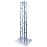 K-Truss 6.56 Lightweight Square Truss Totem Full Package Includes White Scrim, Top Plate and Base Plate