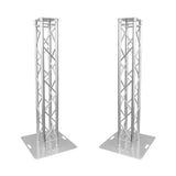 K-Truss 6.56 Lightweight Square Truss Totem Full Package Includes White Scrim, Top Plate and Base Plate