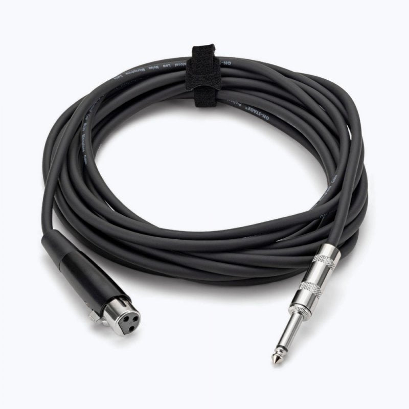 Hi-Z Mic Cable (20', XLR-QTR)
