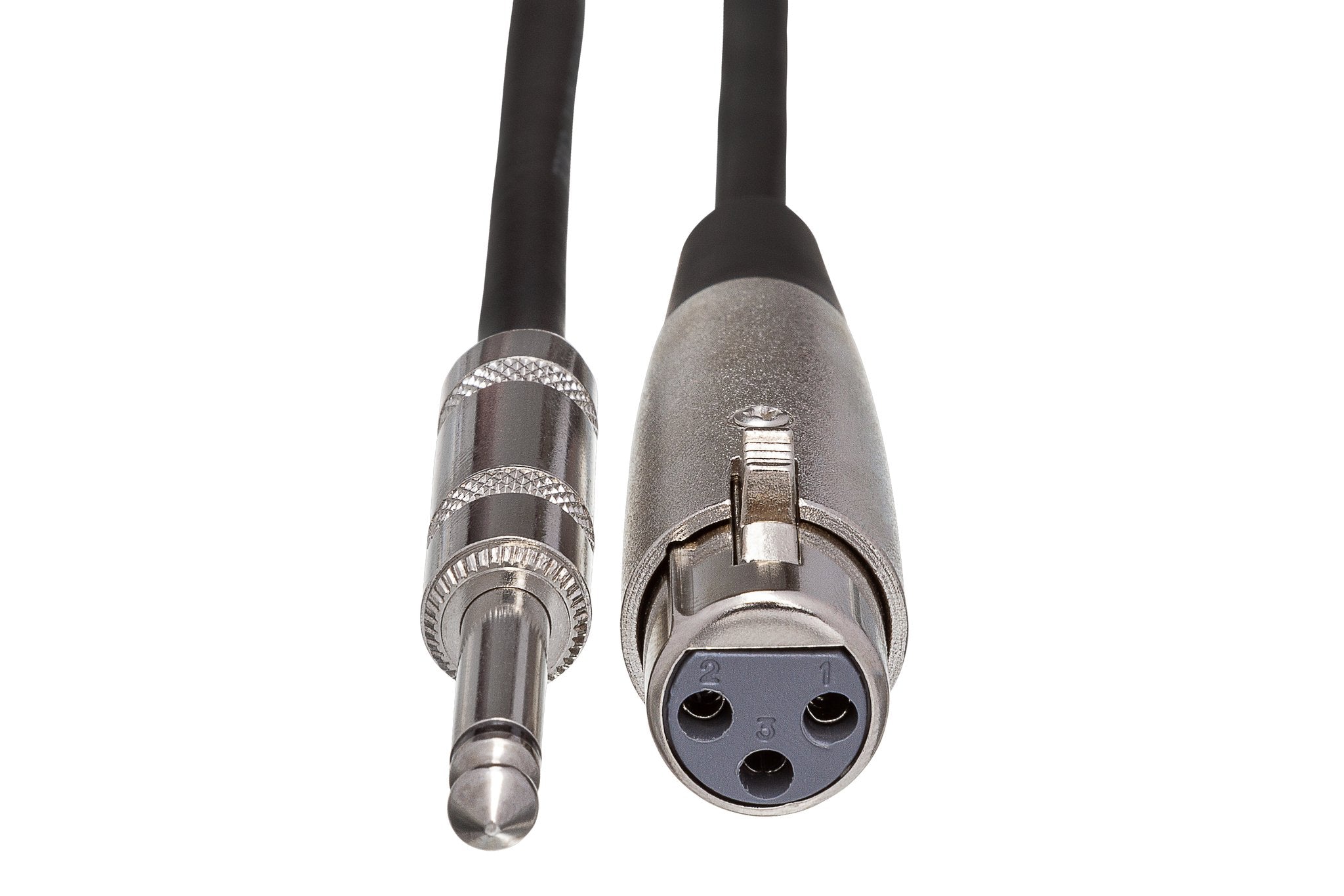 Microphone Cable, Hosa XLR3F to 1/4 in TS - Front