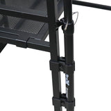 MESA MEDIA & MESA TRUSS PACKAGE Full DJ Workstation Includes Truss TV Bracket Mount White & Black Scrims and Carry Bag