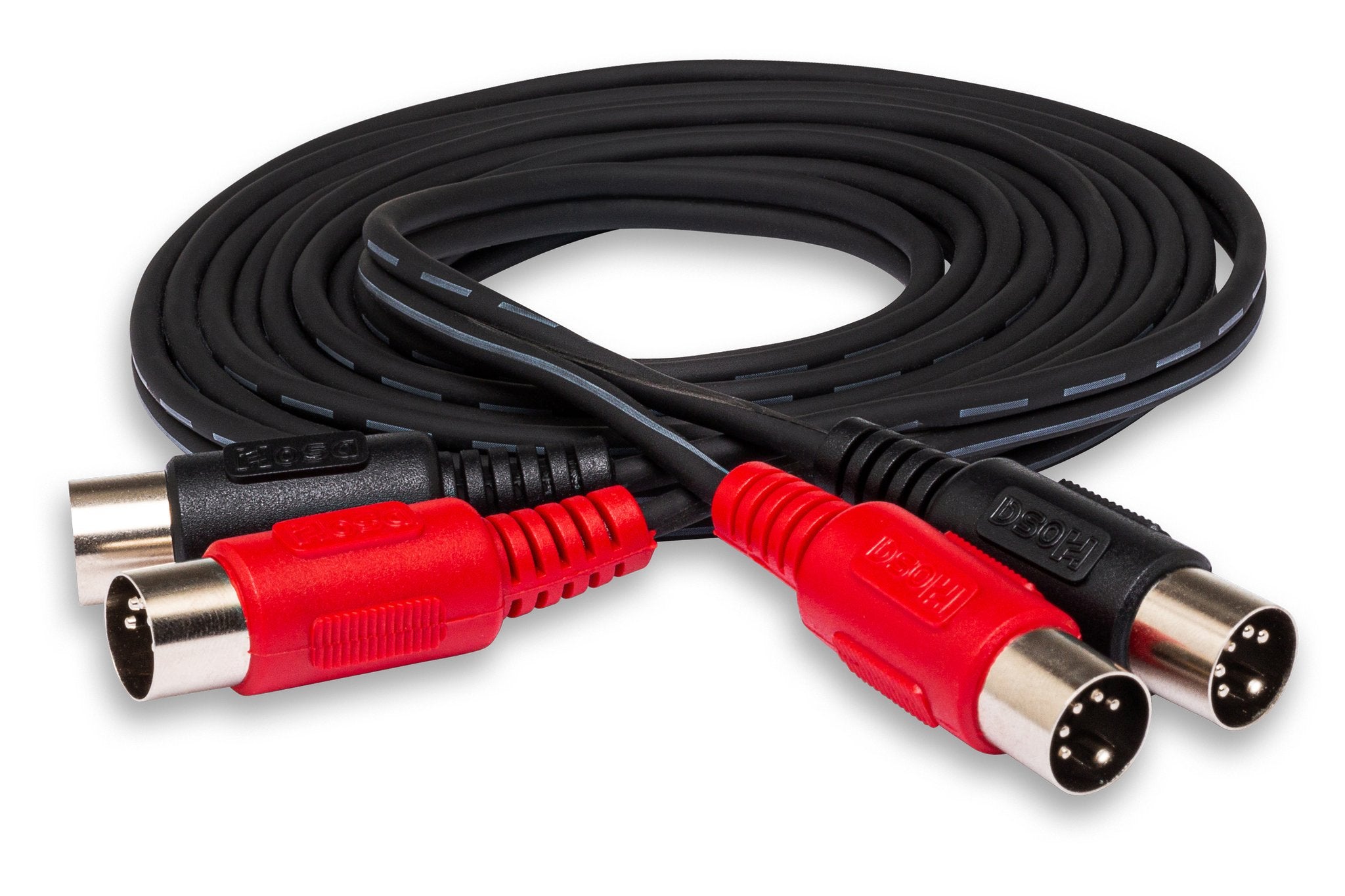Dual MIDI Cable, Dual 5-pin DIN to Same, 3 m - Full