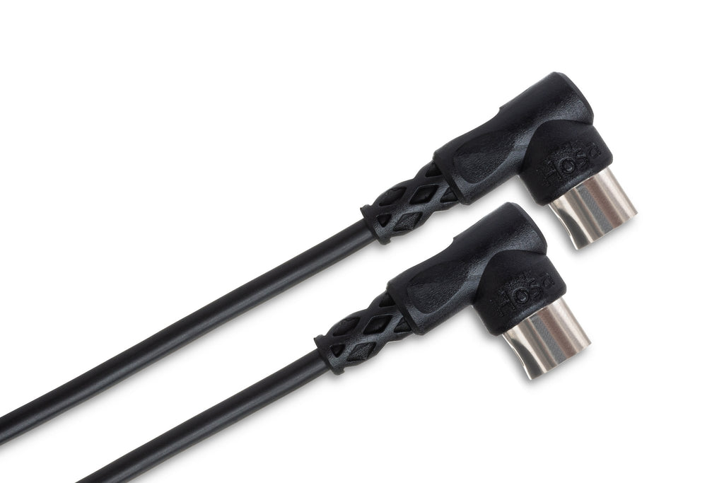 Right-angle MIDI Cable, Right-angle 5-pin DIN to Same - Angle