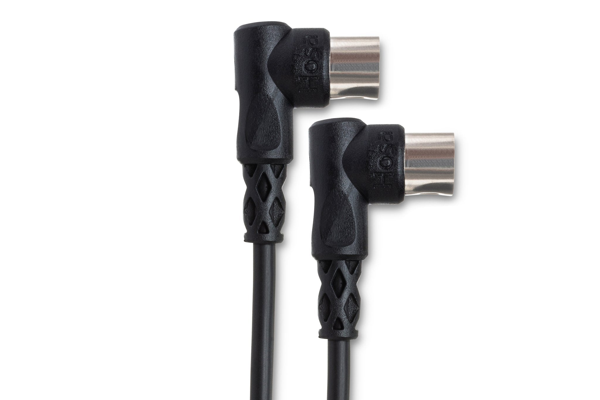 Right-angle MIDI Cable, Right-angle 5-pin DIN to Same - Connector