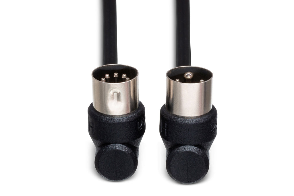 Right-angle MIDI Cable, Right-angle 5-pin DIN to Same - Front