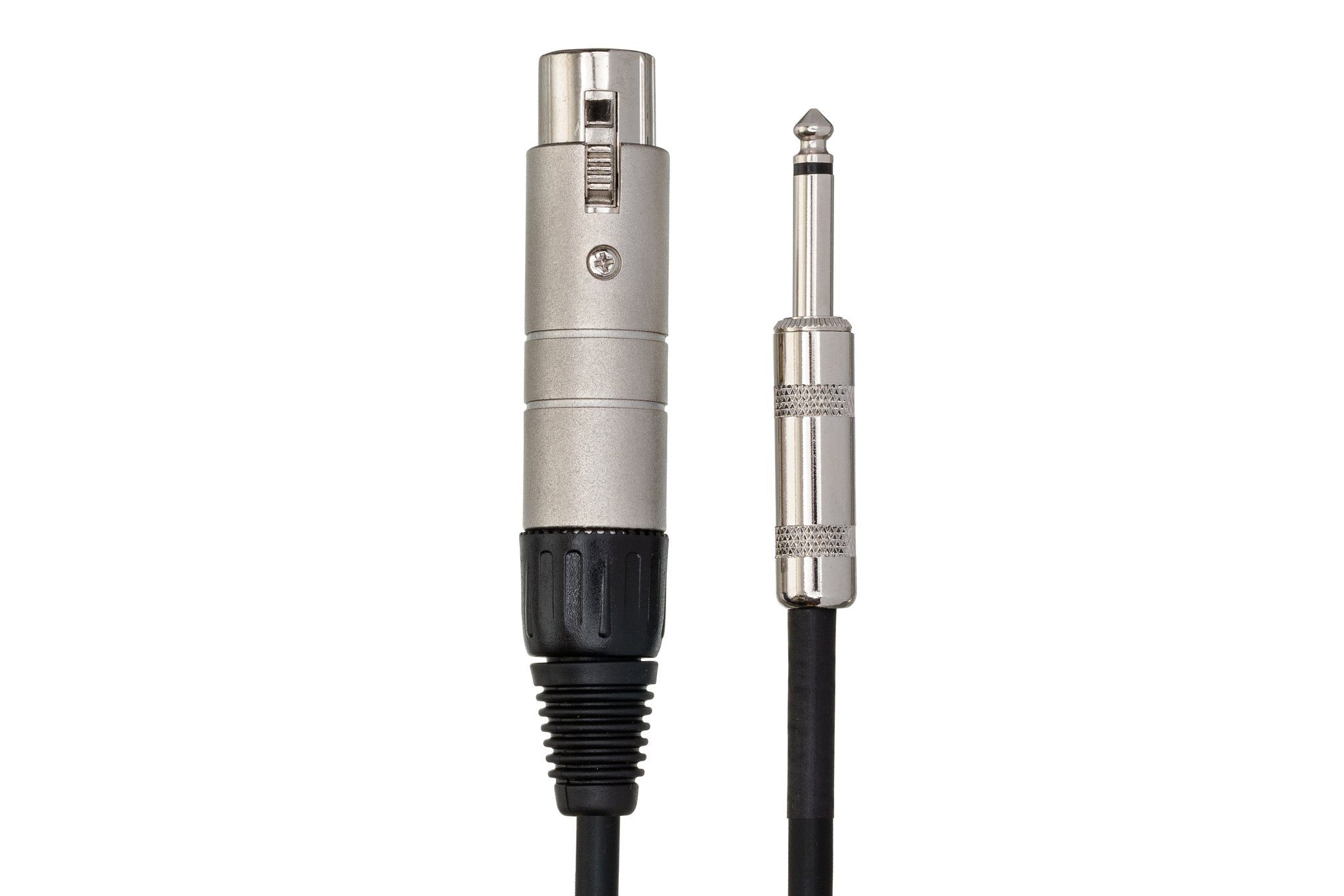 Impedance Transformer, XLR3F to 1/4 in TS, 6 in - Connector