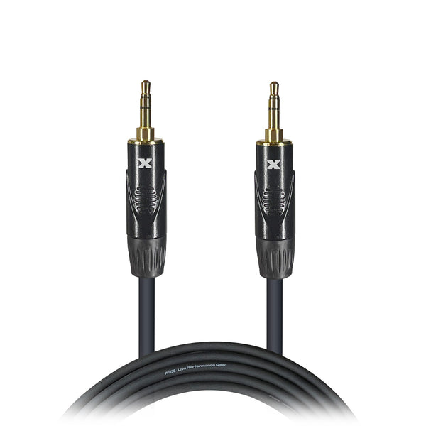 10 Ft. Balanced TRS-M Mini 1/8" to TRS-M Mini 1/8" High Performance Audio Cable