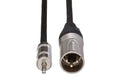 Camcorder Microphone Cable, Hosa 3.5 mm TRS to Neutrik XLR3M - Front