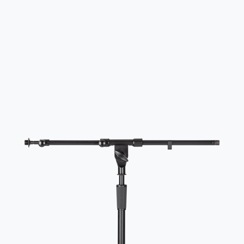 Production-Grade Telescoping Mic Boom with Dual-Mic Capability