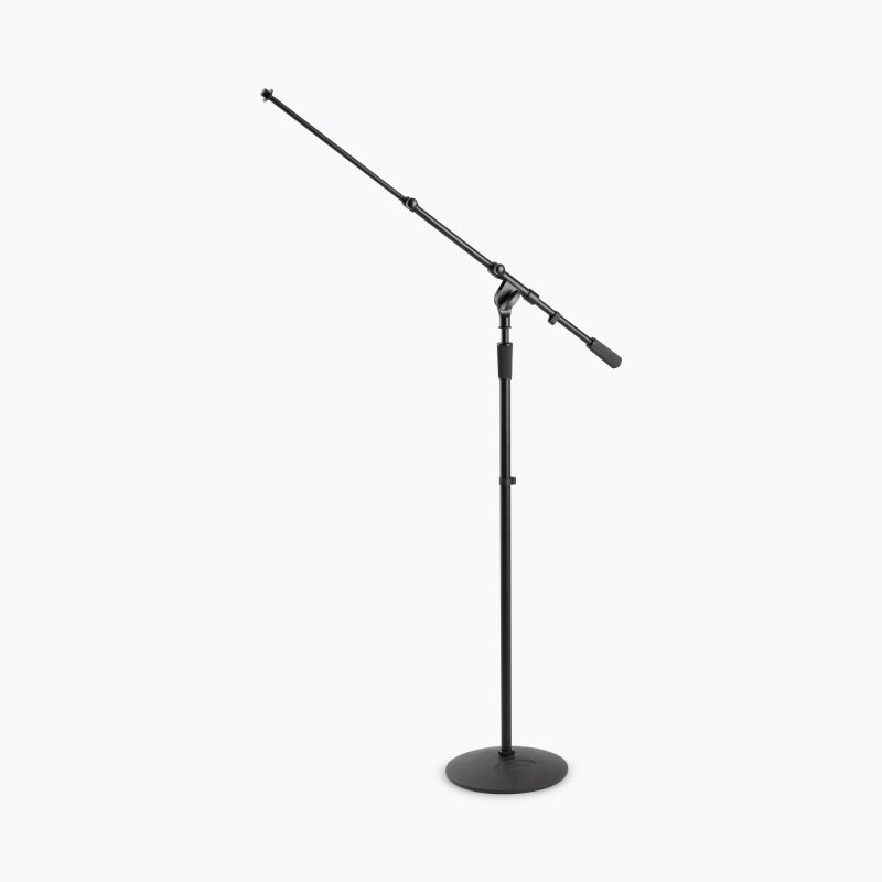 Production-Grade Telescoping Mic Boom with Dual-Mic Capability