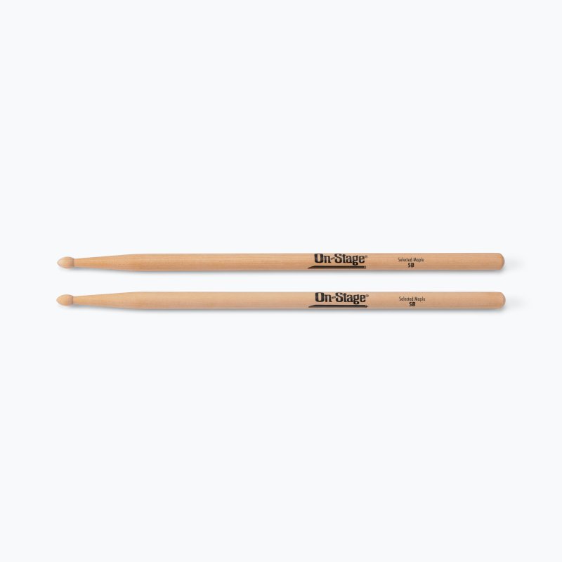 Maple Drum Sticks (5B, Wood Tip, 12pr)