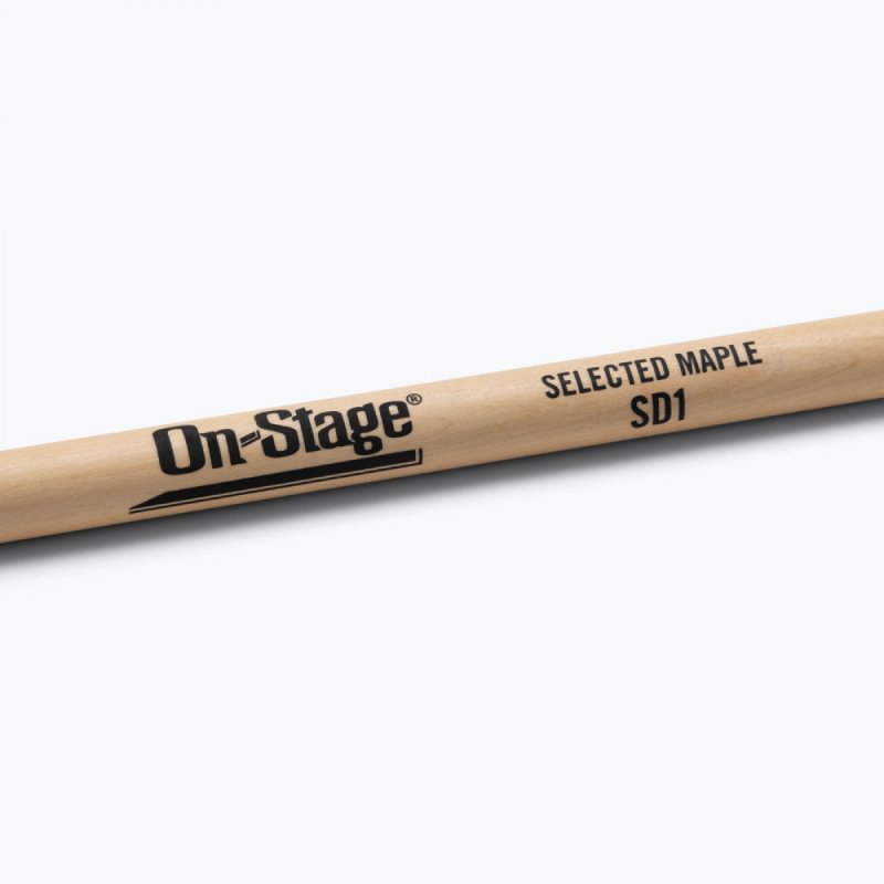 Maple Drum Sticks (SD1, Round Tip, 12 pr)