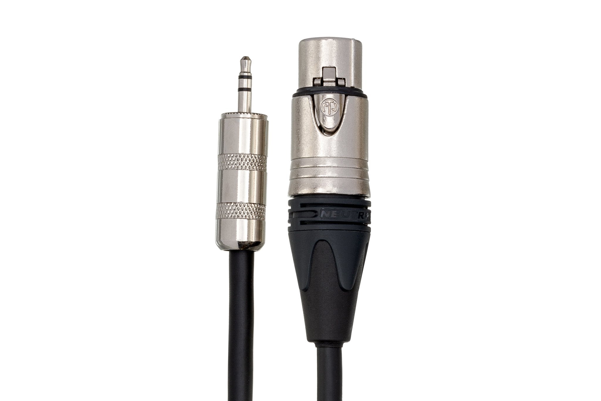 Camcorder Microphone Cable, Neutrik XLR3F to Hosa 3.5 mm TRS - Connector