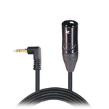 5 Ft. Unbalanced 1/8" (3.5mm) TRS Mini to XLR-M Premium Audio Cable