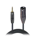 25 Ft. Unbalanced 1/8" (3.5mm) TRS-M Mini to XLR3-M High Performance Audio Cable