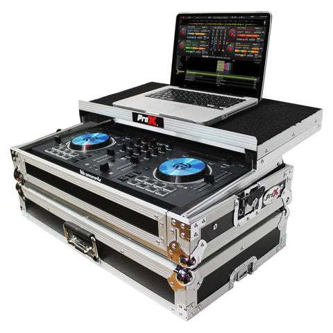 Flight Case for Numark MixTrack 3 Pro 3 and Platinum Digital Controller W-Laptop Shelf