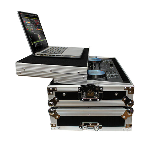 Flight Case for Numark MixTrack 3 Pro 3 and Platinum Digital Controller W-Laptop Shelf