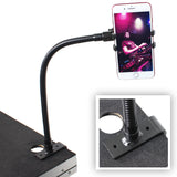 Mobi Buddy Hands Free Mobile Device Clip Kit DJ Cellphone holder Selfie Stick Table Stand Tripod Clamp and Case
