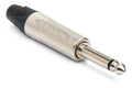 Neutrik Connector, 1/4 in TS - Full