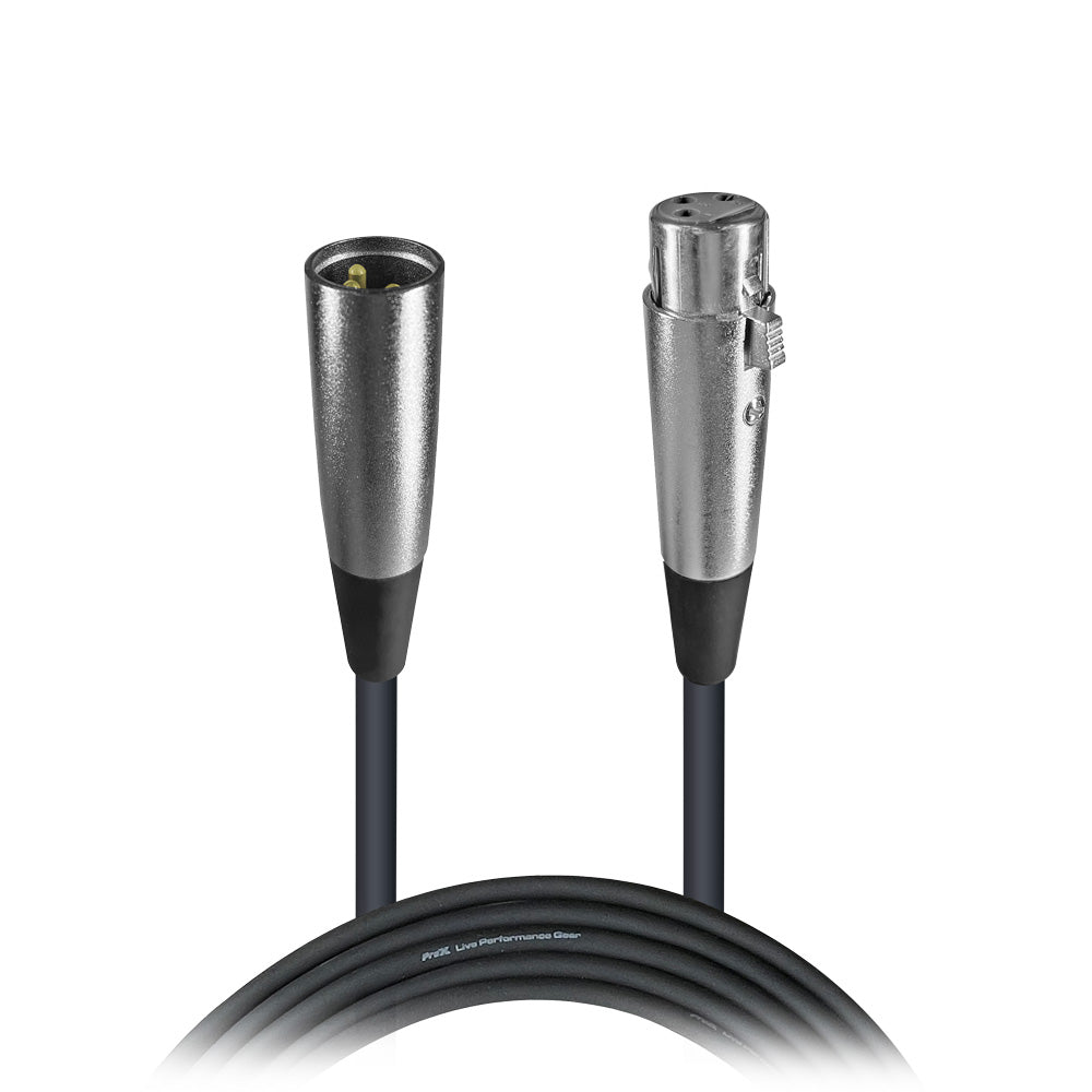 10 Ft. Balanced XLR3-F to XLR3-M Premium Audio Microphone Cable