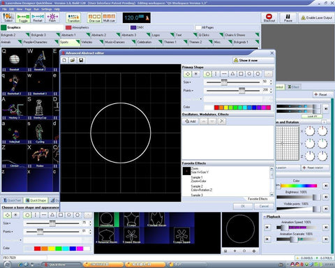 Pangolin QuickShow FB3 Control Software with ILDA Interface