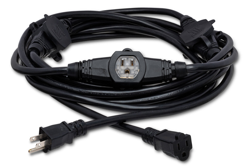 Power Distribution Cord, 6 x NEMA 5-15R to NEMA 5-15P, 50 ft - Full