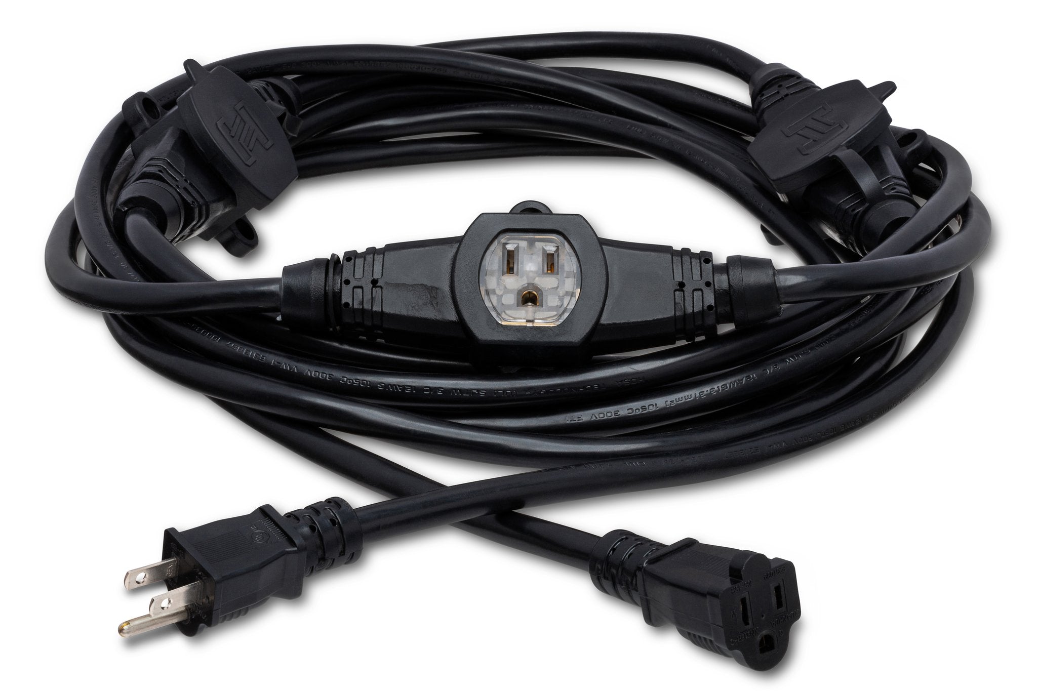 Power Distribution Cord, 6 x NEMA 5-15R to NEMA 5-15P, 50 ft - Full
