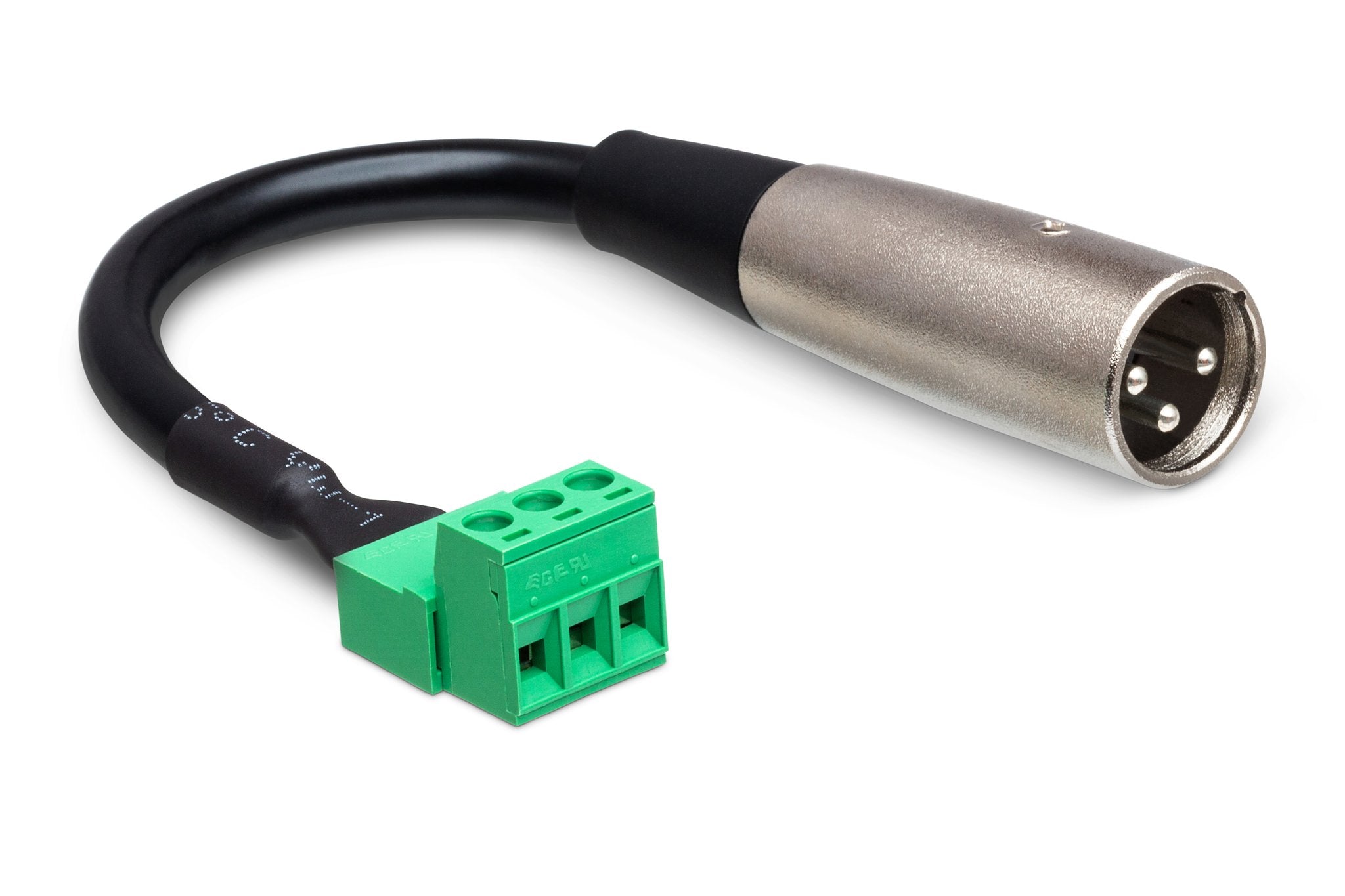 Low-voltage Adapter, PHX3M to XLR3M, 6 in - Full
