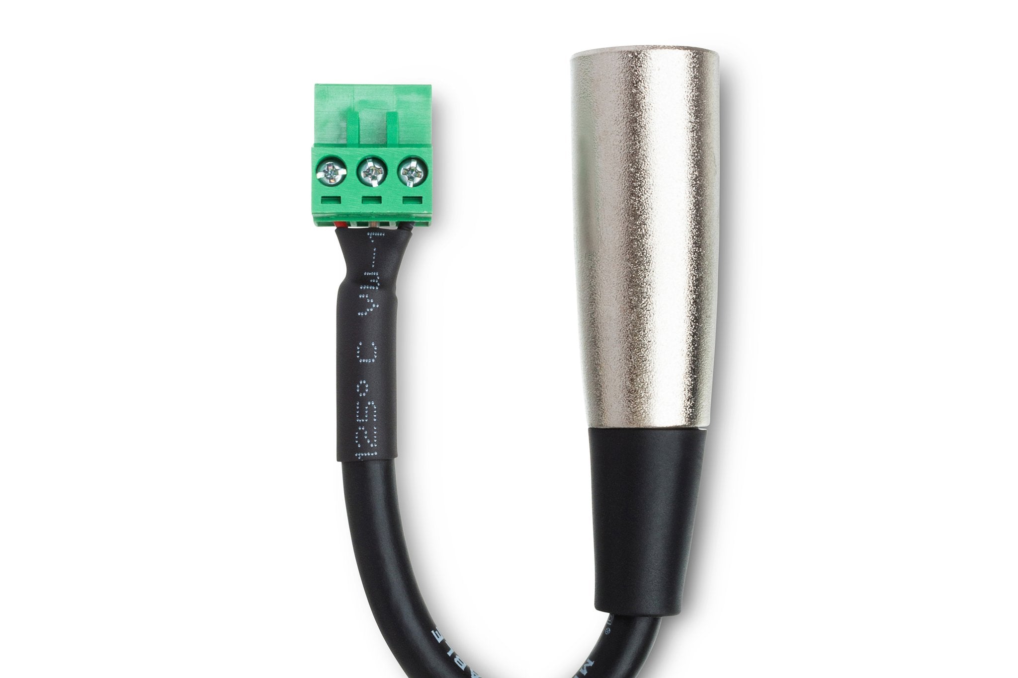 Low-voltage Adapter, PHX3F to XLR3M, 6 in - Connector