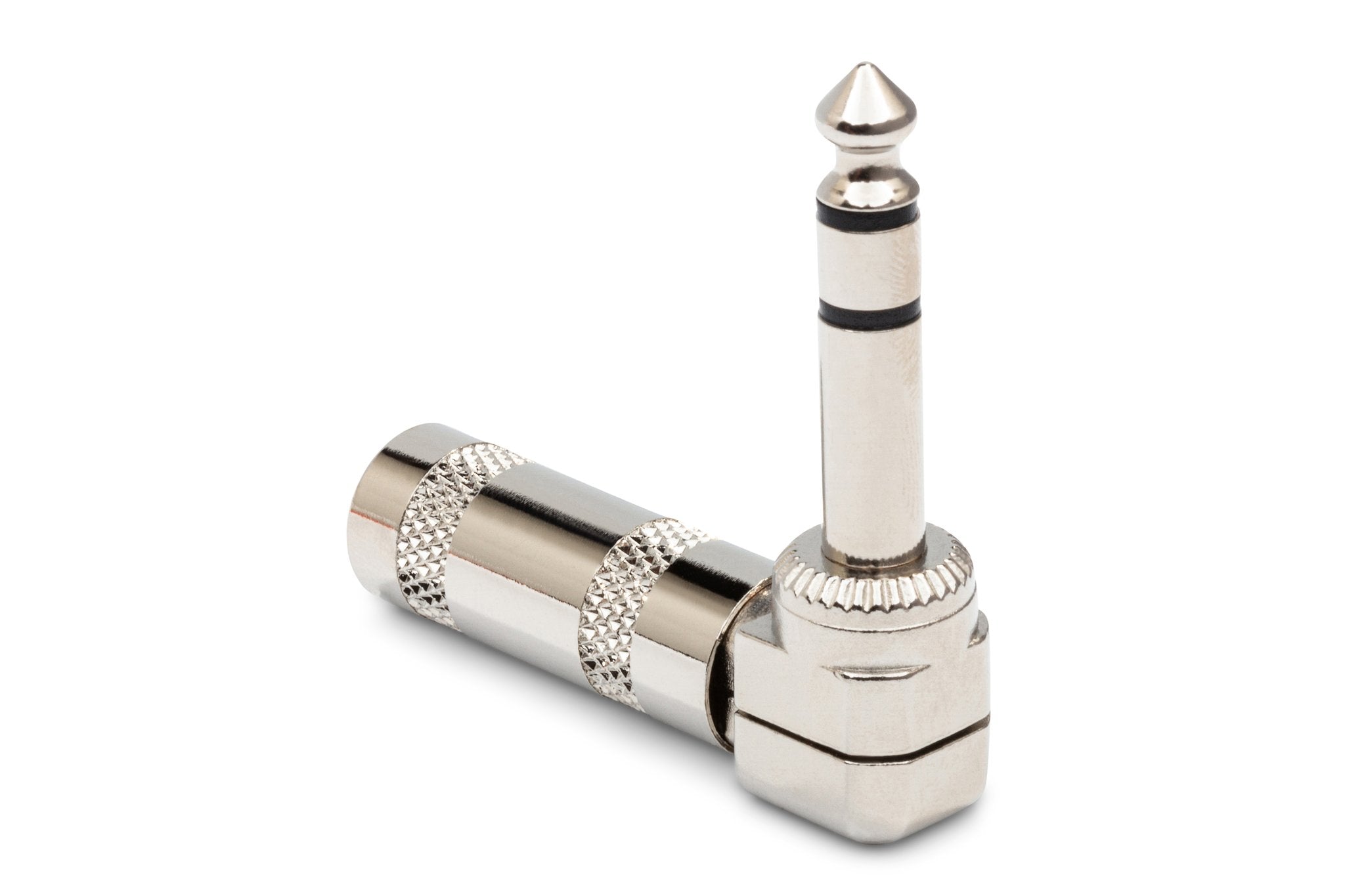 Connector, Right-angle 1/4 in TRS - Full