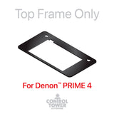 Replacement for Denon PRIME 4 Top Face Plate for Control Tower DJ Podium Black Finish