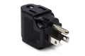Right-angle Power Adapter, NEMA 5-15R to NEMA 5-15P - Full