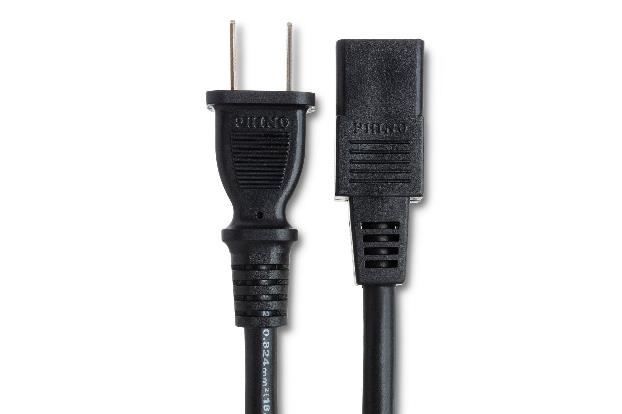 Power Cord, IEC C9 to NEMA 1-15P, 8 ft - Connector