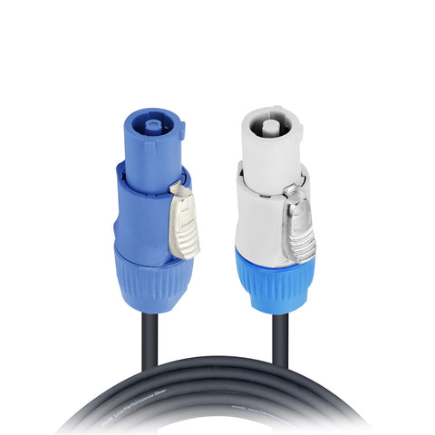25 Ft.14 AWG High Performance Link Grey Male to Blue Male for Power Connection compatible devices