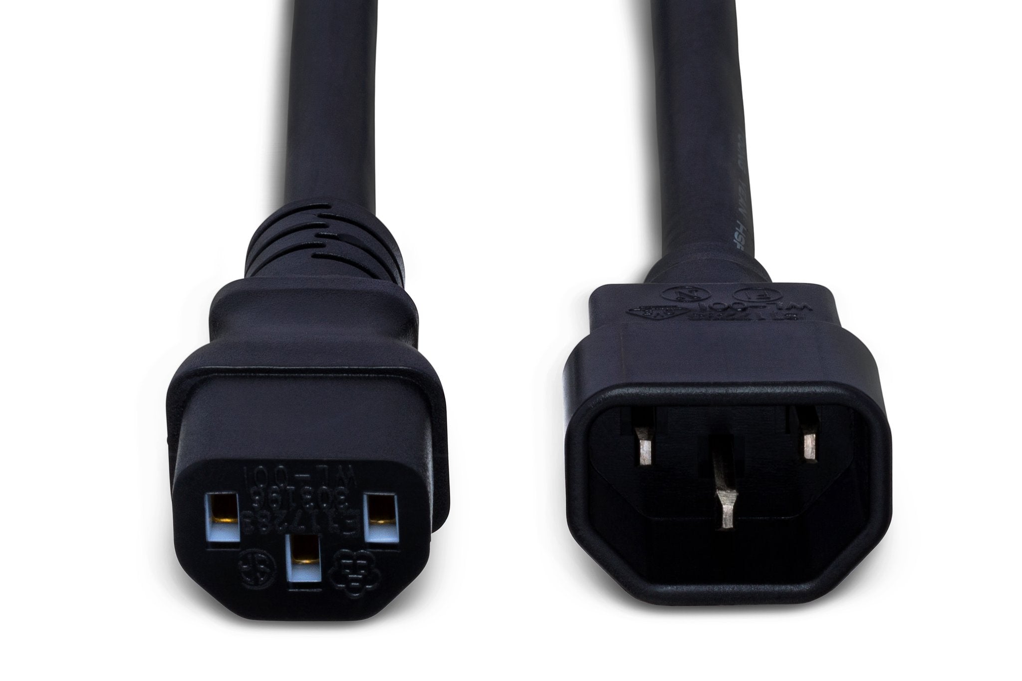 Power Extension Cord, IEC C14 to IEC C13 - Front