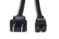 Power Cord, IEC C7 polarized to NEMA 1-15P, 8 ft - Front