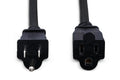 Power Extension Cord, NEMA 5-15R to NEMA 5-15P - Front