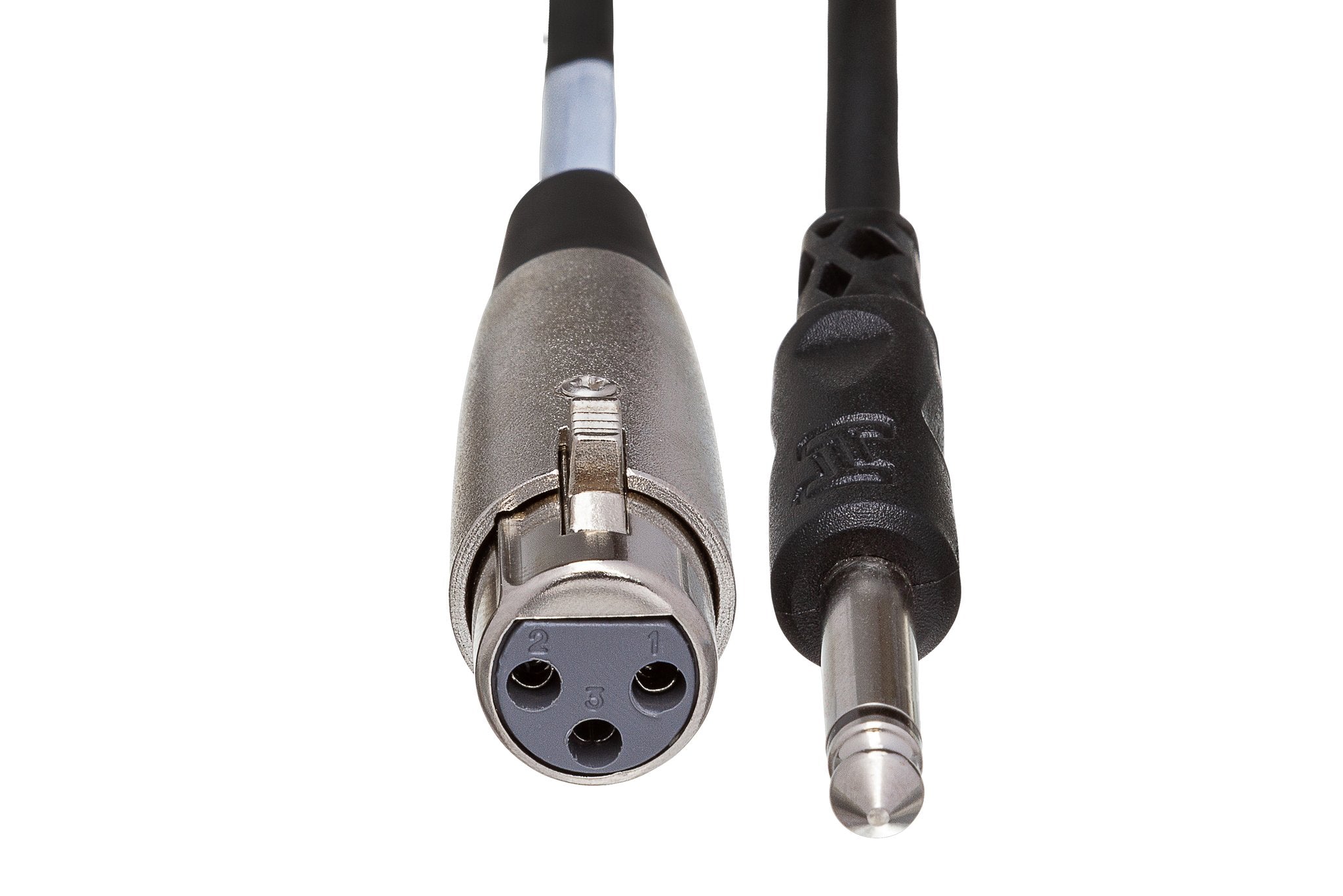 Unbalanced Interconnect, XLR3F to 1/4 in TS - Front