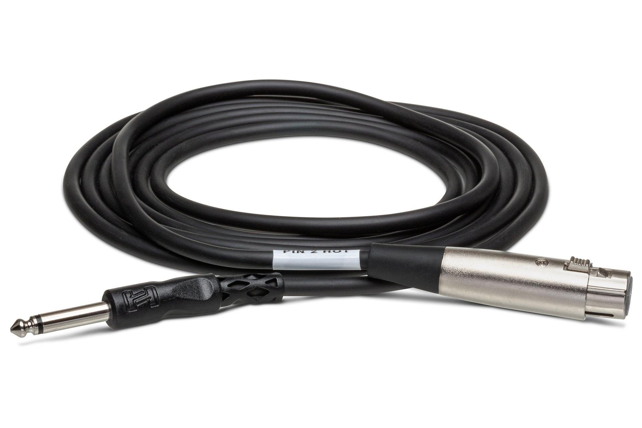 Unbalanced Interconnect, XLR3F to 1/4 in TS - Full