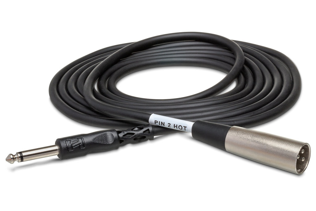 Unbalanced Interconnect, 1/4 in TS to XLR3M - Full