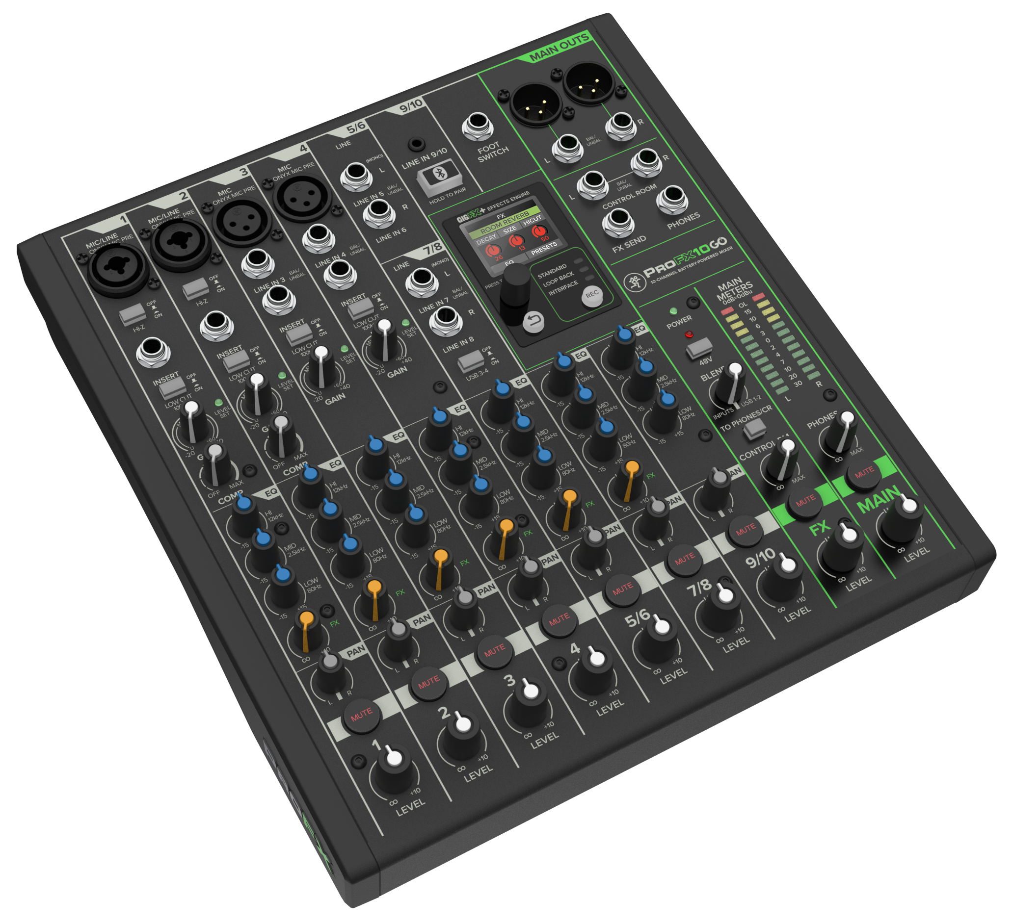 Mackie ProFX10 Go - Battery Powered Mixer