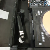Flip-Ready Easy Retracting Hydraulic Lift Case for RANE Twelve Seventy and Seventy Two MKII Series , with Two Laptop Arms