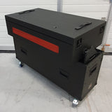 Flip-Ready Easy Retracting Hydraulic Lift Case for RANE Twelve Seventy and Seventy Two MKII Series , with Two Laptop Arms
