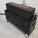 Flip-Ready Easy Retracting Hydraulic Lift Case for RANE Twelve Seventy and Seventy Two MKII Series , with Two Laptop Arms
