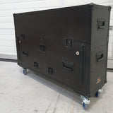 Flip-Ready Easy Retracting Hydraulic Lift Case for RANE Twelve Seventy and Seventy Two MKII Series , with Two Laptop Arms