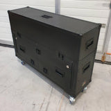Flip-Ready Easy Retracting Hydraulic Lift Case for RANE Twelve Seventy and Seventy Two MKII Series , with Two Laptop Arms